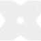 Ekena Millwork Titus Architectural Grade PVC Contemporary Ceiling Medallion, 18"OD x 3"ID x 6 1/4"C x 1"P CMP18TS-03000 - alternate 4